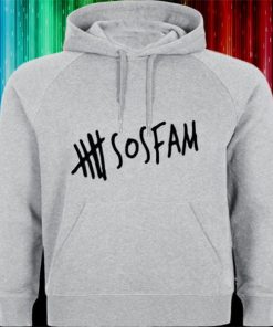 5 SOS FAM family logo Hoodie gift