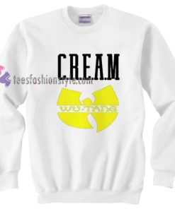 Cream Wu Tang Hip Hop Legend sweatshirt gift custom clothing labels