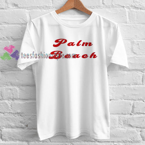 Palm Beach TShirt gift custom clothing labels