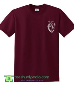 Anatomical Heart Shirt Tee Top Love Shirt Valentines T Shirt Girlfriend