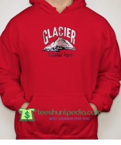 Glacier National Park Red Hoodie