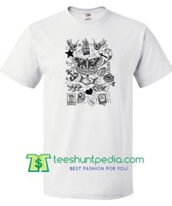 Harry Style's Tattoos T-Shirt, Top - Fun Cases