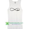 Infinity love Adult White Tank Top