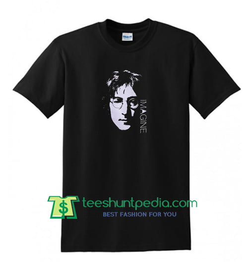 John LENNON customizable title - Black T shirt