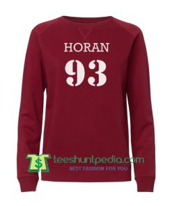 Niall Horan 93 One direction 1D Crimson Red Sweatshirt