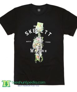 Skeleton Flowers T Shirt