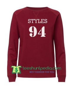 Styles 94 Long Sleeve Sweatshirt Crimson Red Sweatshirt