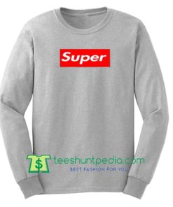 Super Logo Grey Sweatshirt