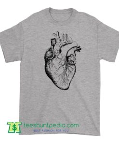 Valentines Day Shirt for Him Her Tee Anatomical Heart Shirt T Shirt