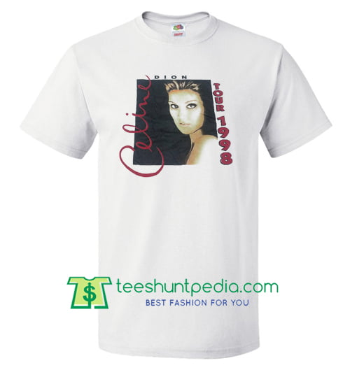 Vintage 90s Celine Dion Tour 1998 Men T-Shirt