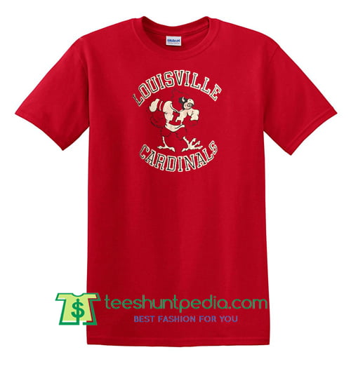 80s Vintage Louisville Cardinals University ncaa college T Shirt Maker Cheap