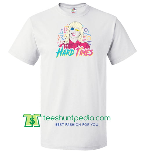 Hard Times Indie Pop Rock, Hayley Williams Inspired 80's Style T Shirt Maker Cheap