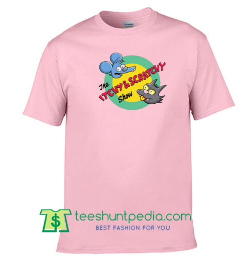 Itchy and Scratchy show t shirt Maker Cheap