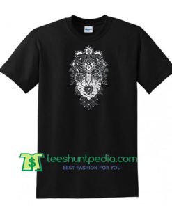 Men's PERENNIALS Mandala Tee Dotwork Sacred Geometry Floral Psychedelic Shirt Maker Cheap