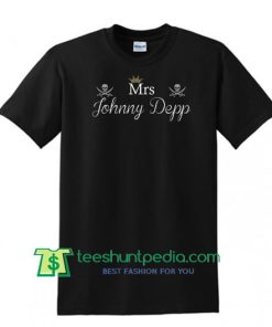 Mrs Johnny Depp. Ladies fitted t shirt Maker Cheap