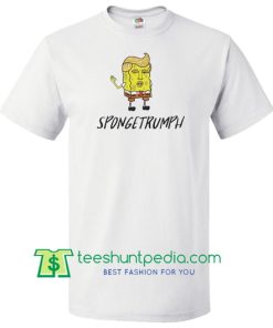 Spongtrumph Funny Parody Short-Sleeve Unisex T Shirt, Novelty Cartoon Illustration Tee Shirt Maker Cheap