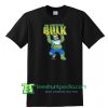 The SIMPSONS Ingestible Bulk Vintage Homer Simpson Incredible Hulk Rip Graphic T Shirt Maker Cheap