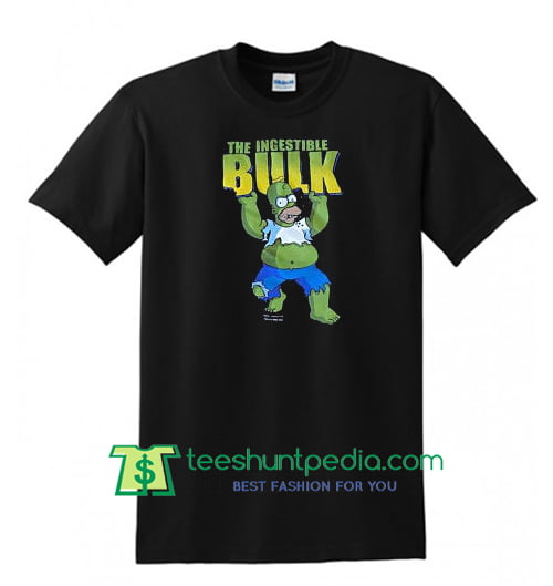 The SIMPSONS Ingestible Bulk Vintage Homer Simpson Incredible Hulk Rip Graphic T Shirt Maker Cheap