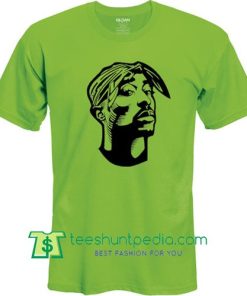 Tupac Shakur Silhouette T Shirt Maker Cheap
