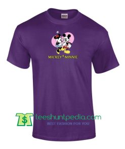 mickey and minnie fall in love t shirt Maker Cheap
