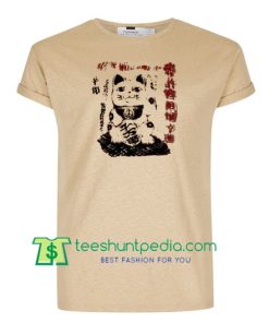 Lucky Cat Japanesse T Shirt Maker Cheap