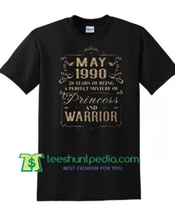 May 1990 Princess and Warrior T shirt Maker Cheap