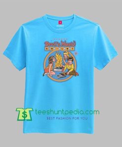 Devil's Music Shirt, Funny Retro T Shirt Maker Cheap