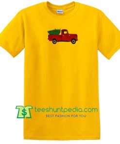 Red Truck in Yellow T Shirt Maker Cheap