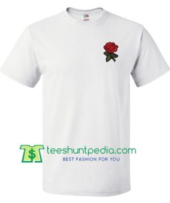 Rose Embroidered T Shirt Maker Cheap