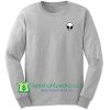 Alien Crop Sweatshirt Maker Cheap