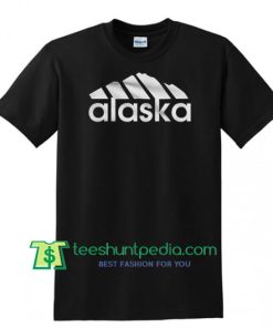 Alaska Adidas Logo T Shirt gift tees adult unisex custom clothing Size S-3XL