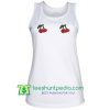 Double Cherry Tanktop gift shirt unisex custom clothing Size S-3XL