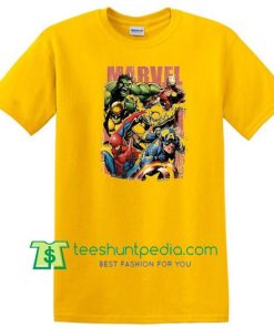 Marvel Team T Shirt gift tees adult unisex custom clothing Size S-3XL