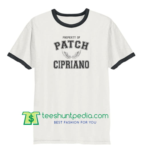 Property Of Patch Cipriano Ring T Shirt gift tees adult unisex custom clothing Size S-3XL