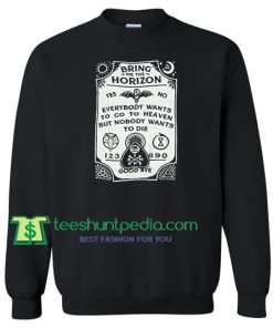 Bring Me The Horizon Spirit Board Sweatshirt Maker Cheap