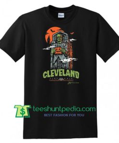 Cleveland Ohio Halloween T shirt gift tees adult unisex custom clothing Size S-3XL