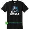 Halloween Michael Myers T Shirt, Just do it Nike Parody Shirt gift tees adult unisex custom clothing Size S-3XL