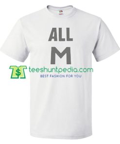 All M T Shirt gift tees adult unisex custom clothing Size S-3XL
