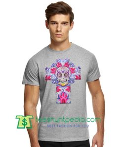 All Souls Day Shirt Sugar Skull Christian Cross Day Of The Dead Shirt gift tees adult unisex custom clothing Size S-3XL