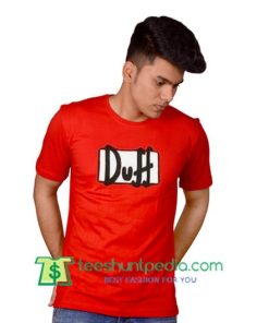 Duff T Shirt gift tees adult unisex custom clothing Size S-3XL