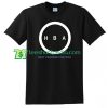 HBA Circle T Shirt gift tees adult unisex custom clothing Size S-3XL