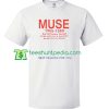 Muse 1965 - 1980 T Shirt gift tees adult unisex custom clothing Size S-3XL