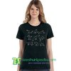 Pattern Sketch Of Cats T Shirt gift tees adult unisex custom clothing Size S-3XL