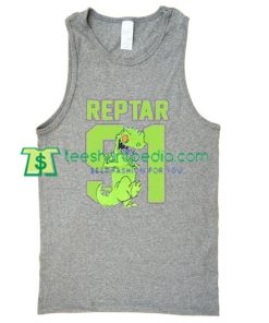 Reptar 91 Dinosaurus Tank Top gift shirt unisex custom clothing Size S-3XL