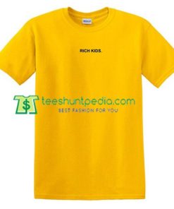 Rich Kids T Shirt gift tees adult unisex custom clothing Size S-3XL