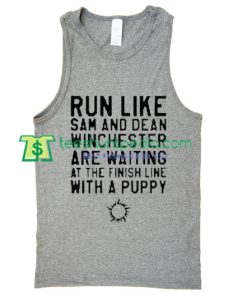 Run Like Sam and Dean Tanktop gift shirt unisex custom clothing Size S-3XL
