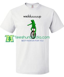 Wadduuuuup T Shirt gift tees adult unisex custom clothing Size S-3XL