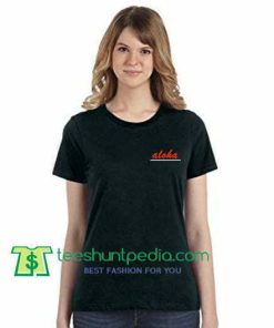 Aloha Line T Shirt gift tees adult unisex custom clothing Size S-3XL