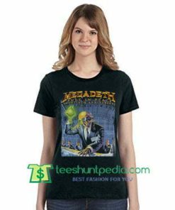 Rust In Peace Megadeth T Shirt gift tees adult unisex custom clothing Size S-3XL