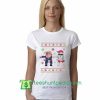 Trump & Santa Floss Dance T Shirt Funny Christmas Pajama T Shirt gift tees adult unisex custom clothing Size S-3XL